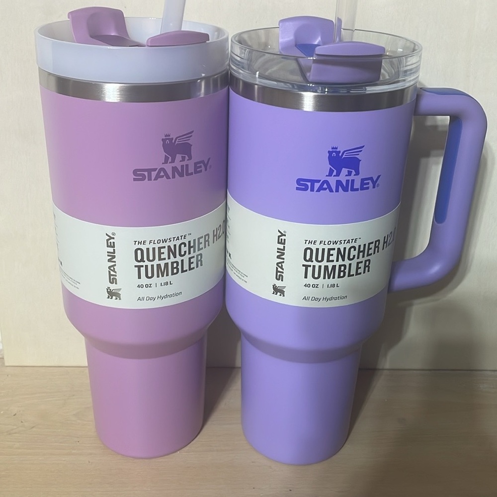 Taylor swift laser engraved Stanley’s one lilac one lavender RESERVED